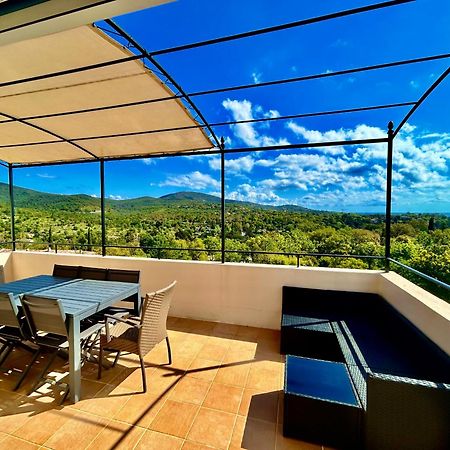 Les Restanques Vue Mer Pressoir 3131 Grimaud Exteriör bild