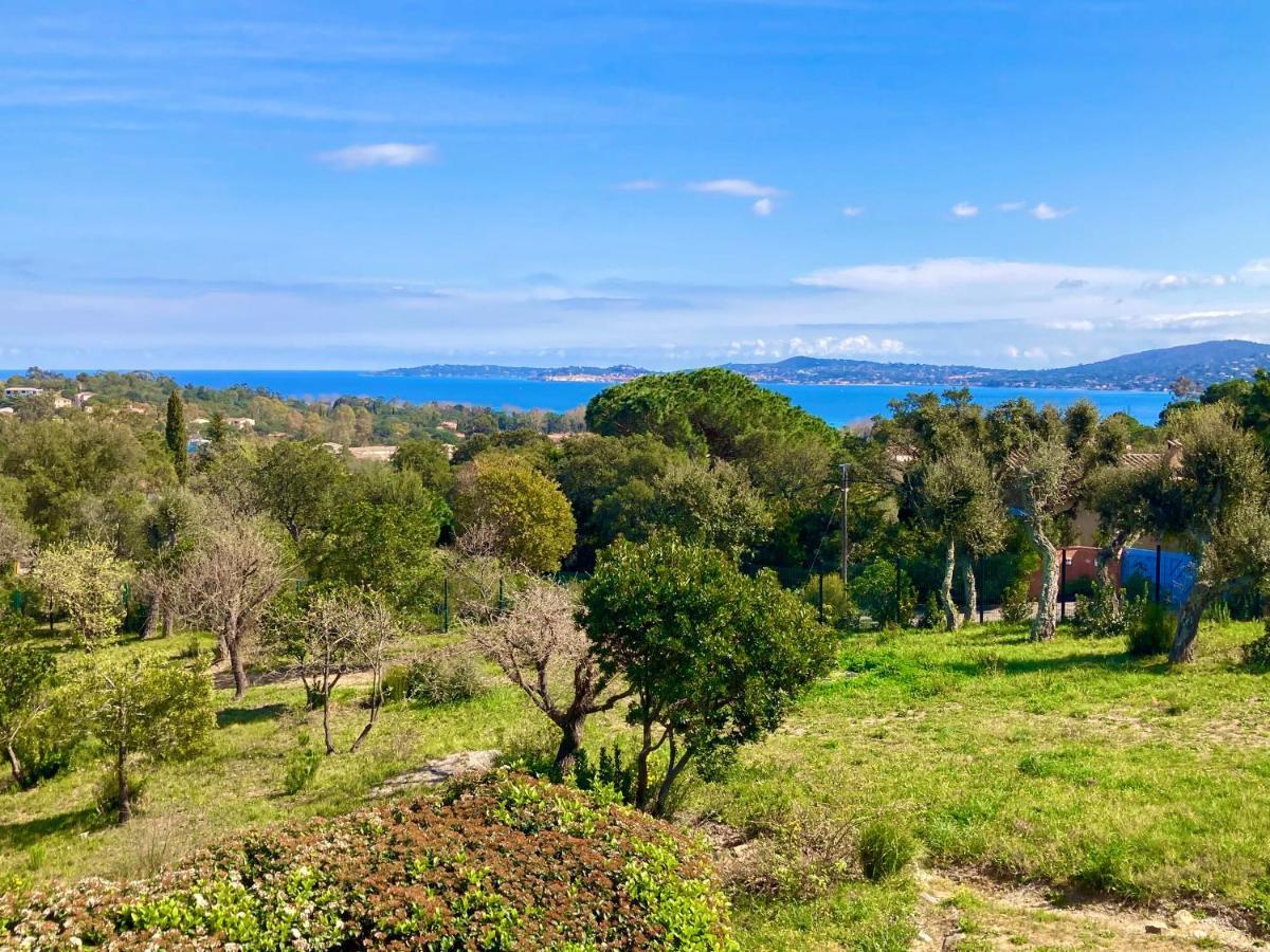 Les Restanques Vue Mer Pressoir 3131 Grimaud Exteriör bild