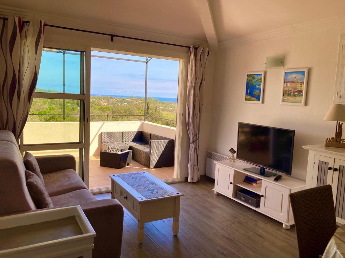 Les Restanques Vue Mer Pressoir 3131 Grimaud Exteriör bild